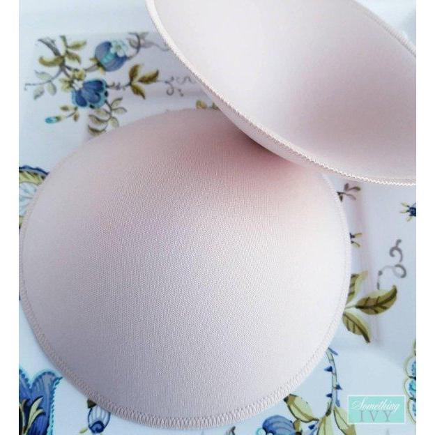  Sew in Bra Cups - Non Push UP - Liner Cups for Wedding Dresses  - Ivory (B Cup) : Clothing, Shoes & Jewelry