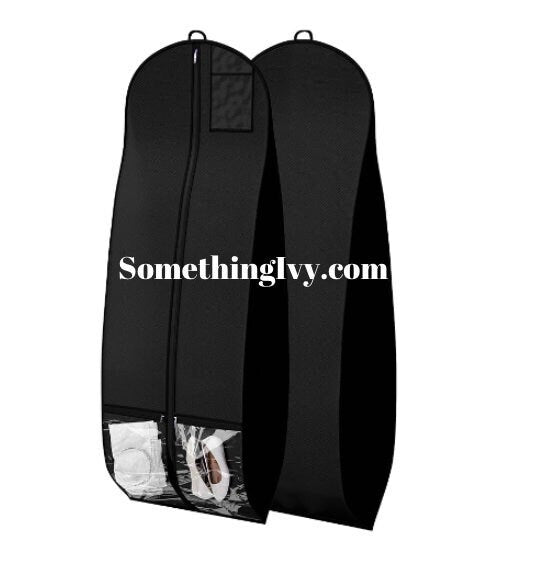 long garment bags dresses Personalized Hanging Garment Bag: 65" Travel Suit & Dress Cover