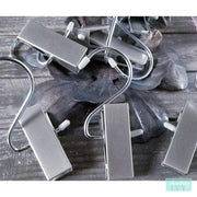 20 Pack - Matte Silver - Seamstress Clips, Mannequin Clips,Tie Back Clips, Garment Clips-Something Ivy