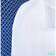 21 WIDE - XL Garment Bag - Wide Extra Large Wedding Gown Bag - White Fabric Garment Bag-Something Ivy