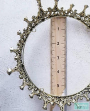 2.5" - Opal Antique Vintage Gold Baroque Crown-Something Ivy