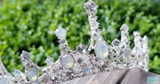 2.5" Opal/Silver Baroque Crown 360 Circle Tiara-Something Ivy