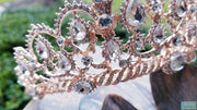 2.5" - Queen Rose Gold Crown Tiara - Sweet 16 Crown - Quince Crown Tiara-Something Ivy