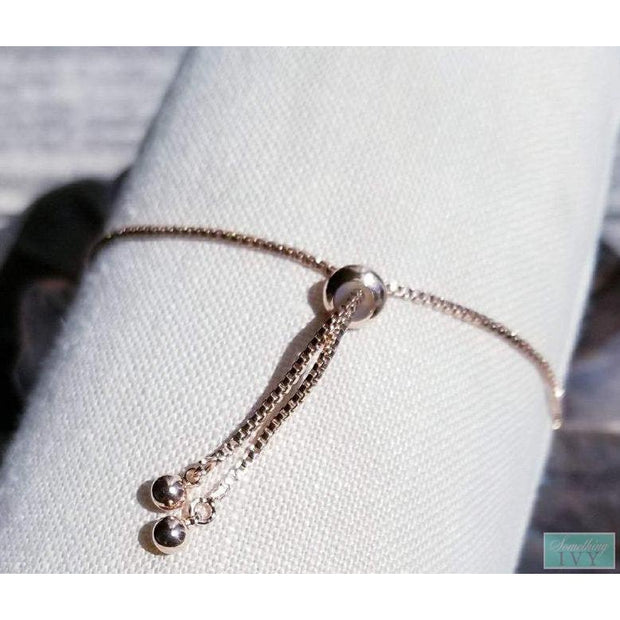 Adjustable Rose Gold Bracelet - Rose Gold Jewelry-Something Ivy