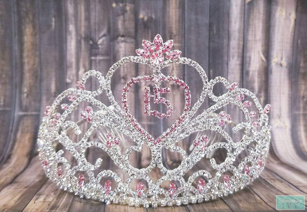 Choose Colors - 3.5" Sweet 15/16 Quince Crown- Sweet 16 Silver Pageant Crown-Something Ivy