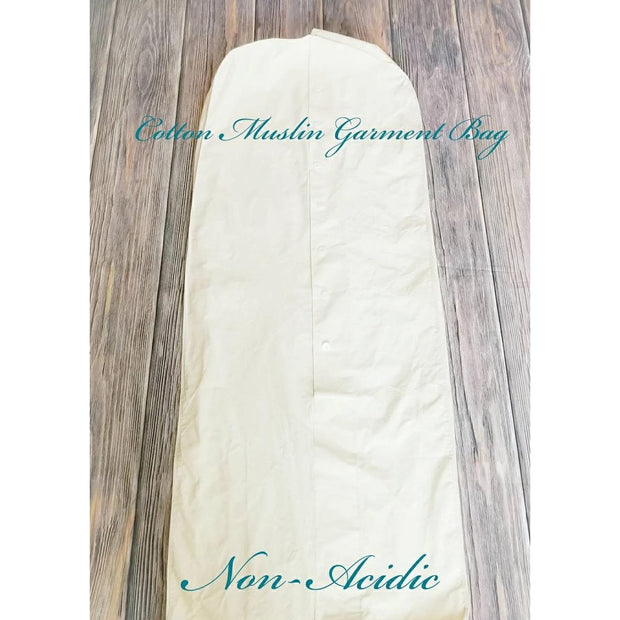 ACID-FREE MUSLIN GOWN GARMENT BAG - 100% Cotton Garment Bags