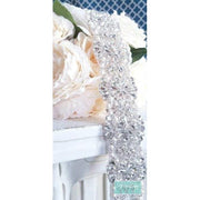 Custom Pearl Sash & Crystal Rhinestone Belt - Rhinestone Wedding Sash-Something Ivy