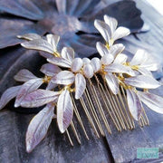 Flower Petals Gold & Pearl Comb-Something Ivy