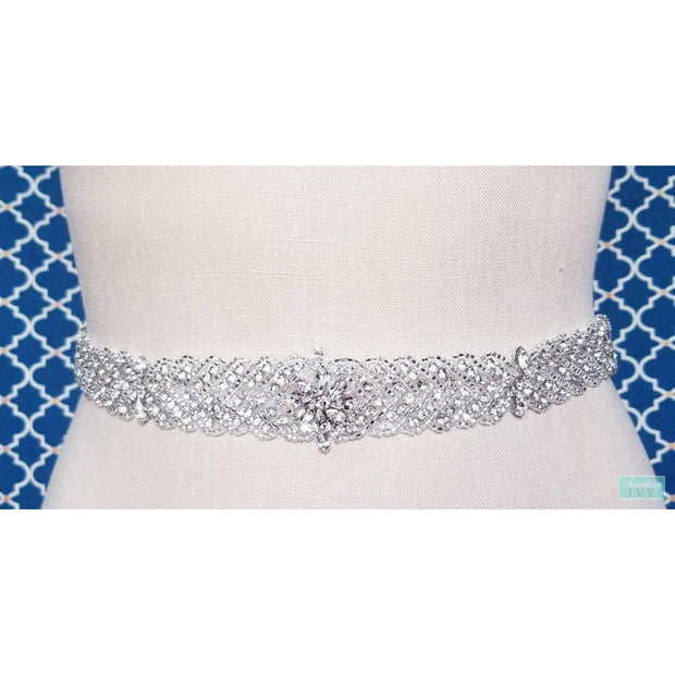 Heavy Beaded Organza Sash & Crystal Rhinestone Bugle Beaded Belt SHIPPING Heavy Beaded Organza Sash & Crystal Rhinestone Bugle Beaded Belt SHIPPING