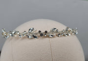 Fast Ship - Pearl and Crystal Silver Headband, Silver Headband, Crystal Headbands, Wedding Headbands, Sweet 16 Headbands
