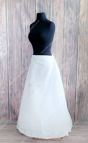 3 Layer - A-Line Drawstring Petticoat - Wedding Petticoat - White Petticoat - Gown Petticoats - Drawstring Waistband