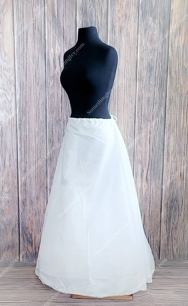 3 Layer - A-Line Drawstring Petticoat - Wedding Petticoat - White Pett SHIPPING 3 Layer - A-Line Drawstring Petticoat - Wedding Petticoat - White Pett SHIPPING