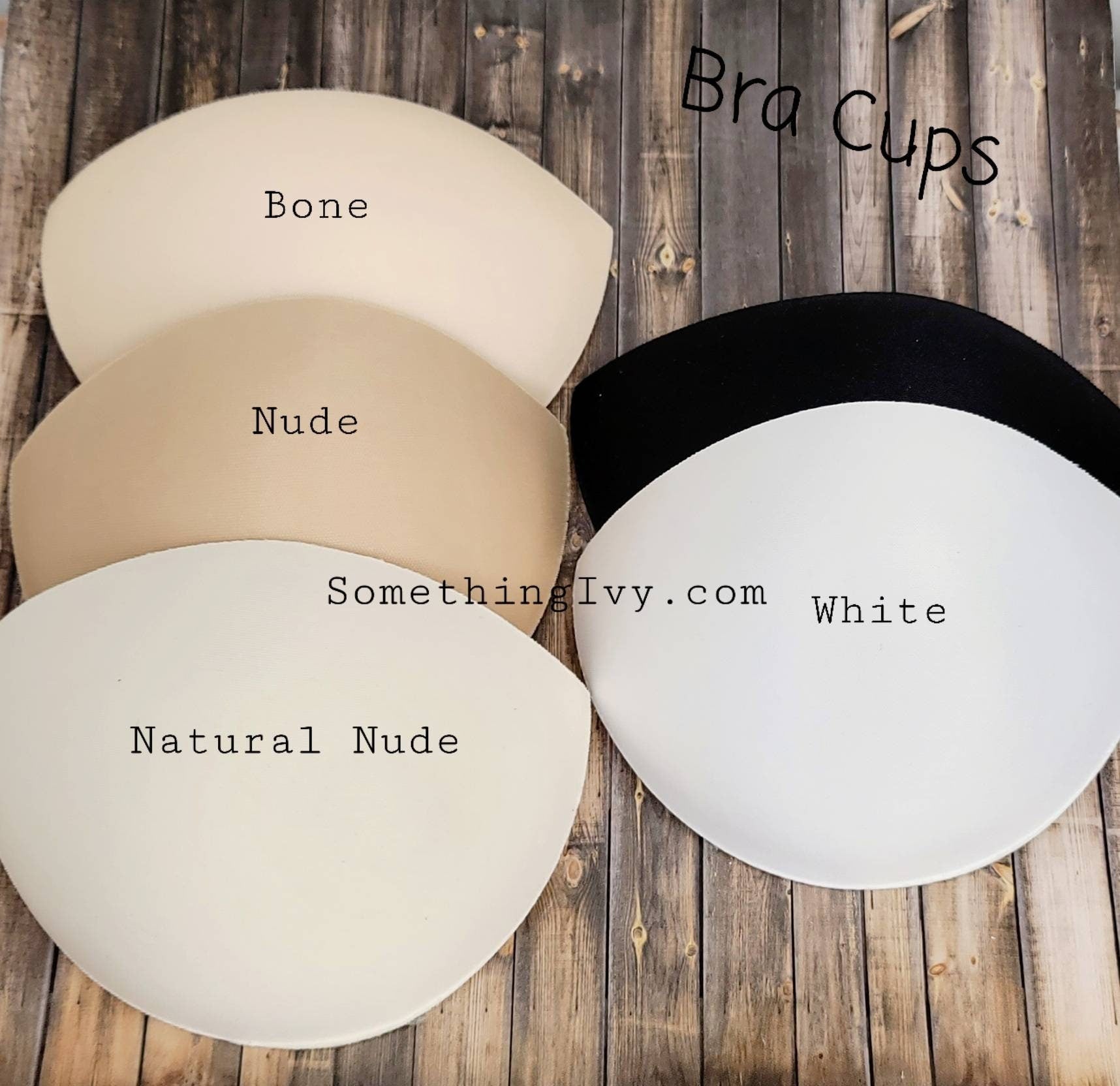 Choose Color- Seamless Foam Bra Cups with No Edge/Non-Serge - Foam