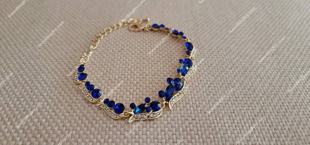 Matching Set - Sapphire Blue Necklace and Earrings - Royal Blue Necklace - Midnight Blue Necklace - Navy Blue Necklace and Earrings