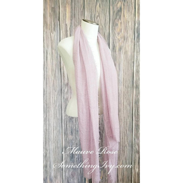 Lux Soft Mauve Rose Cotton Shawl - Muave Wrap - Pashmina - Cover Ups - SHIPPING Lux Soft Mauve Rose Cotton Shawl - Muave Wrap - Pashmina - Cover Ups - SHIPPING