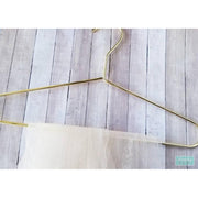 Small Gold Metal Steel Hanger, Wedding Veil Hanger, Cathedral Veil Hanger, Flower Girl Dress Hangers, Gold Hangers-Something Ivy
