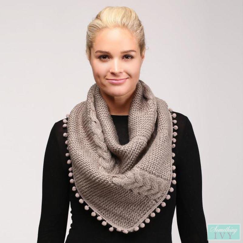 Cable Infinity Scarf Knitting Pattern
