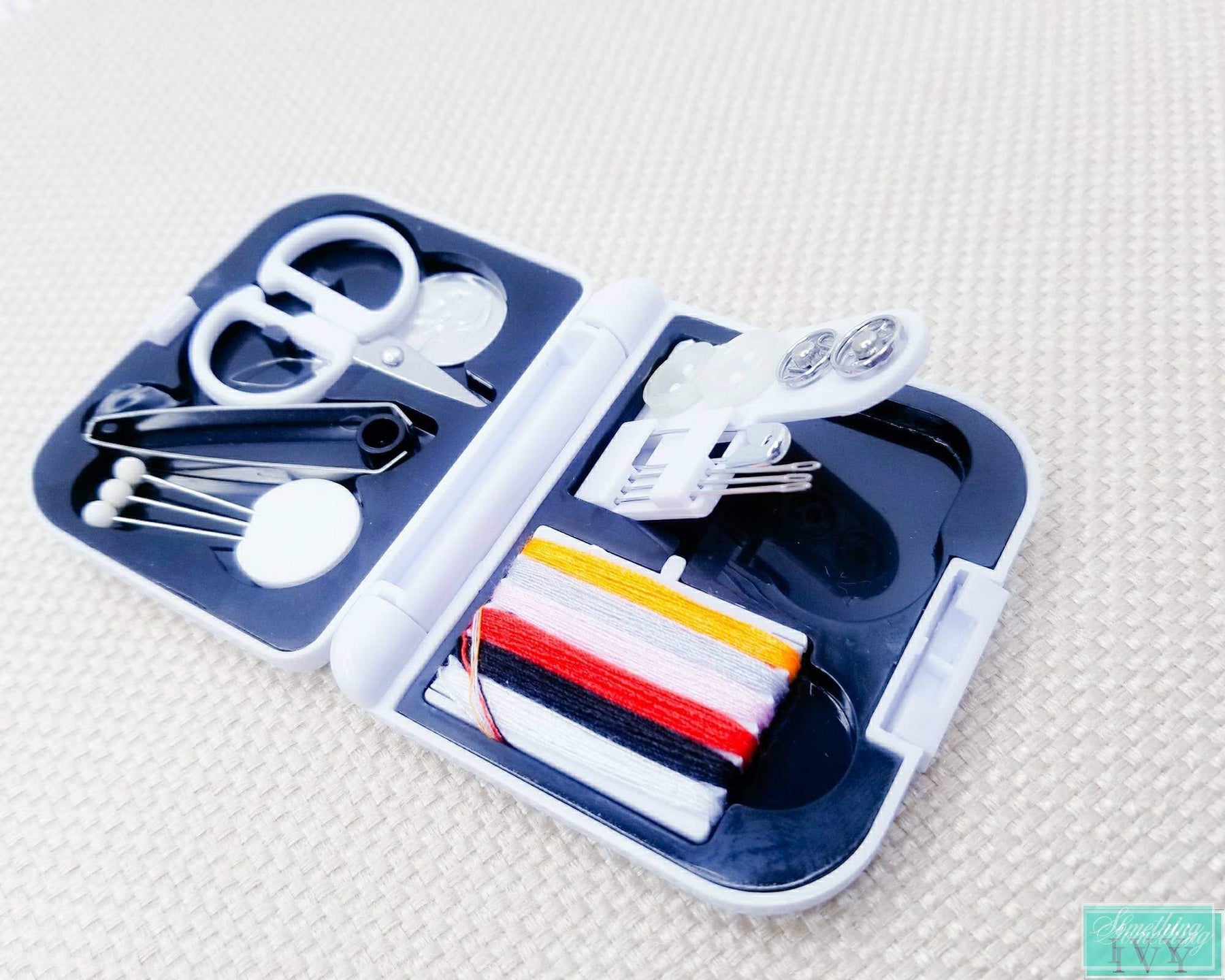 Travel Sewing Kit In Plastic Case